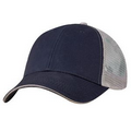 Low Crown Cotton Twill Mesh Back Baseball Cap